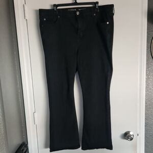 Torrid Black Sky High Kick Boot Jeans